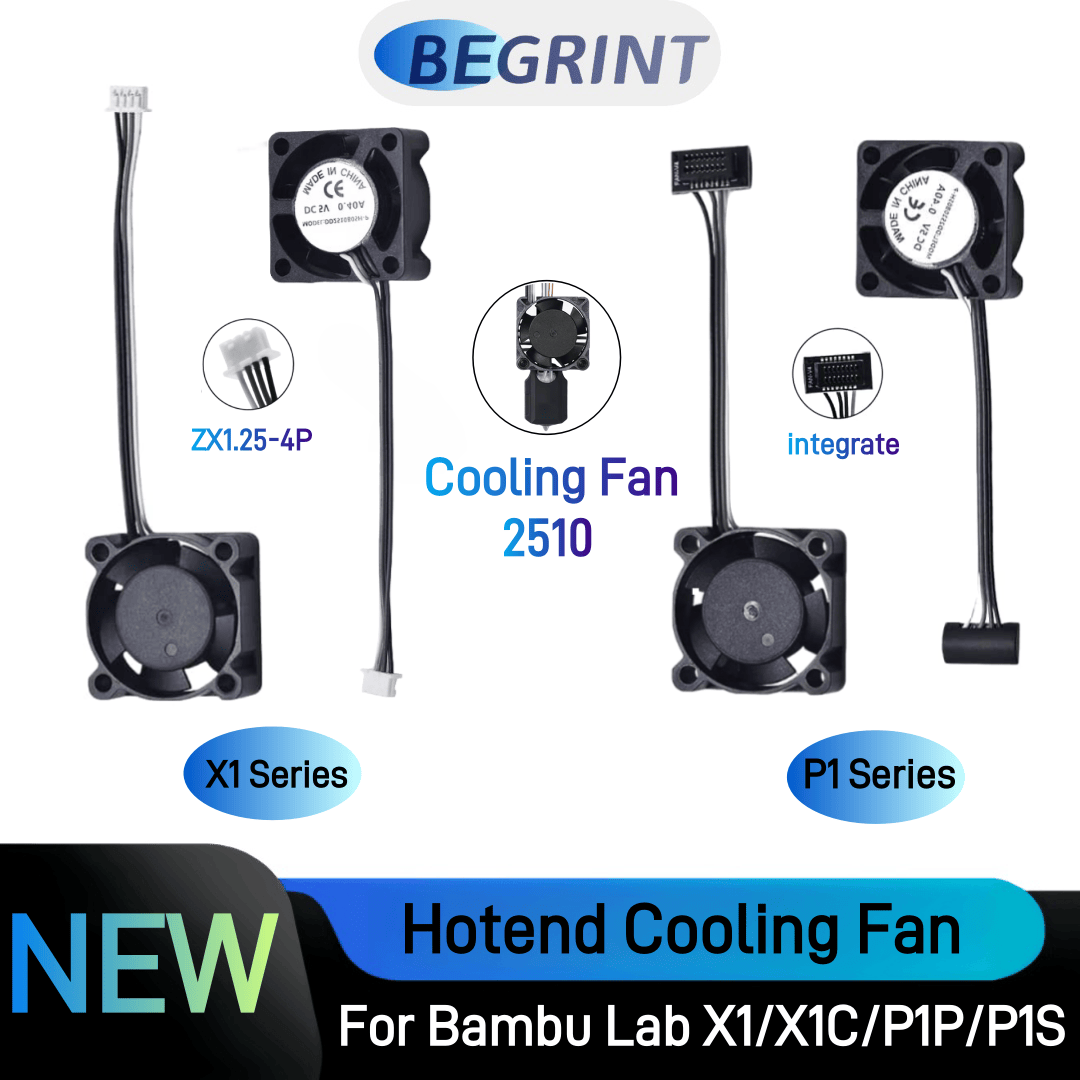 3D Printing Laboratory - พัดลม 2510 สำหรับ Bambu Lab X1/P1