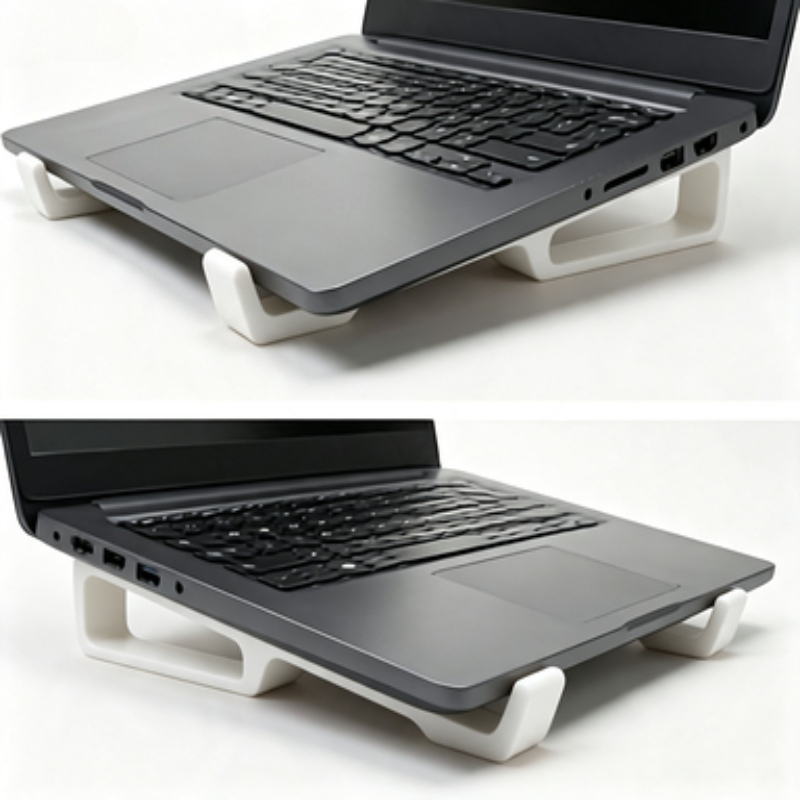 3D Printing Laptop Stand - ขาตั้งแล็ปท็อปแบบพิมพ์ 3 มิติ ออกแบบตามหลักสรีรศาสตร์ พกพาสะดวก ระบายอากาศได้ดี