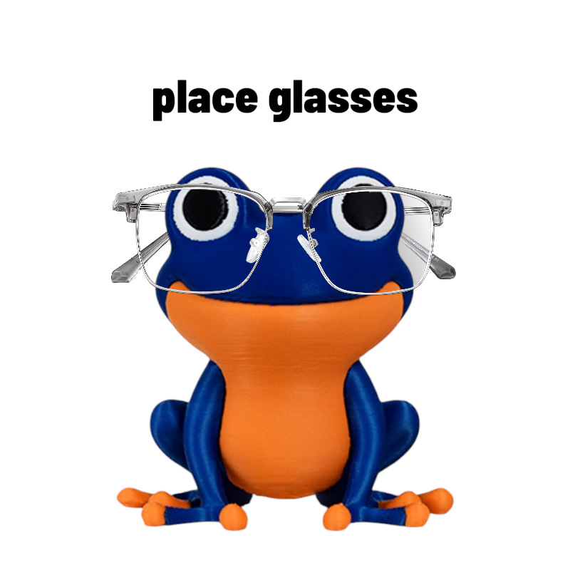 3D Printing Glasses Frames - กรอบแว่นตาทรงกบตาโตสุดสร้างสรรค์ พิมพ์ 3 มิติ ของตกแต่งบ้าน/ออฟฟิศ ขาตั้งโชว์กรอบแว่นตา