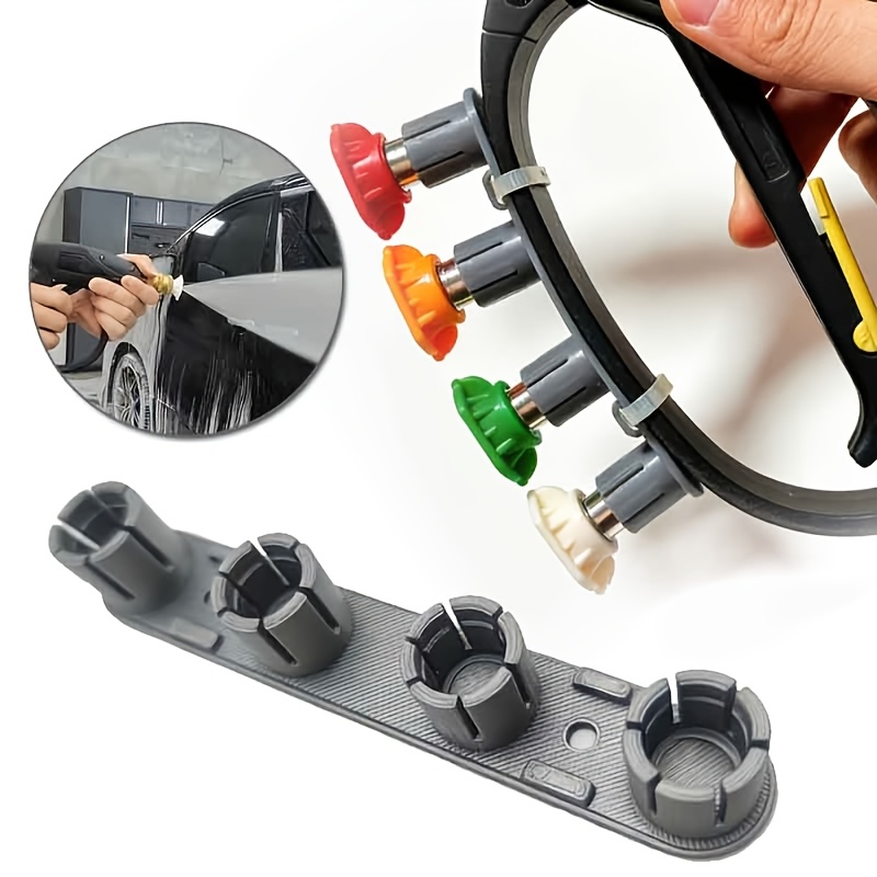 3D Printing Nozzle - ที่เก็บหัวฉีดล้างรถแบบเสียบเร็ว 1/4 นิ้ว ผลิตด้วยเทคโนโลยี 3D พิมพ์
