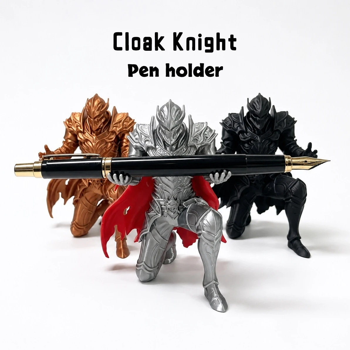 3D Printing Knight Armor - ที่วางปากกาอัศวินรัตติกาลแบบพิมพ์ 3 มิติ - ที่วางปากกาดีไซน์นักรบเกราะสุดสร้างสรรค์ -