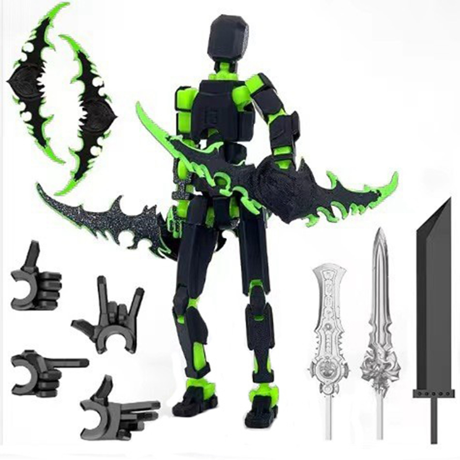 3D Printing Action Figure - Titan 13 ปีกรูปของเล่น Lucky T13 Joint
