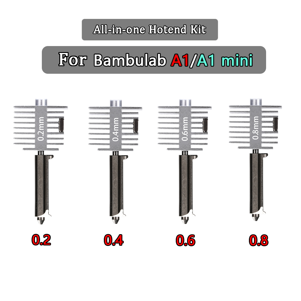 3D Printing Laboratory - ชุดอัพเกรดหัวฉีดความร้อนสำหรับ Bamb Lab A1/A1 Mini ชุดหัวฉีดความร้อนความเร็วสูง