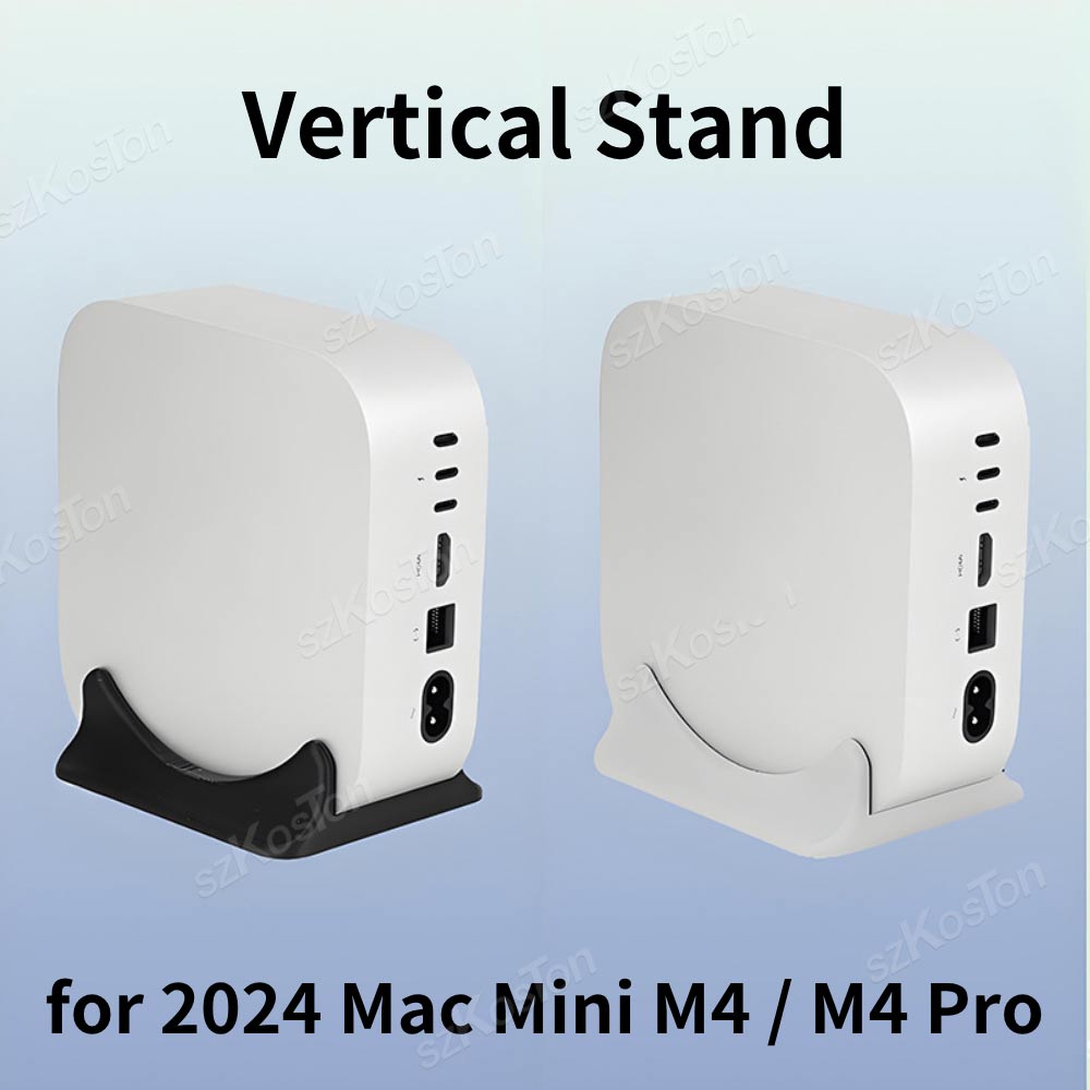 3D Printing Laptop Stand - ขาตั้งแนวตั้งทนทาน Anti-SLIP สําหรับ 2024 Mac Mini