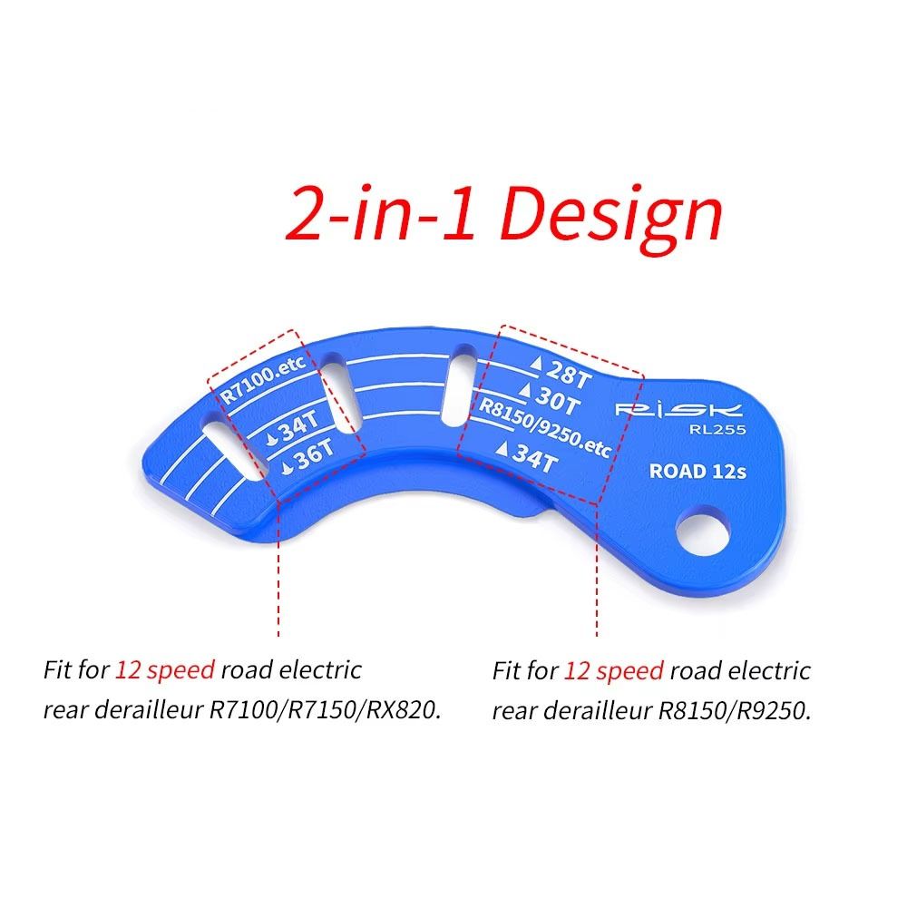 3D Printing Guide - เครื่องมือวัดตำแหน่งตีนผีไฟฟ้าสำหรับจักรยาน 12T แบบ 3 มิติ สำหรับปรับตั้ง