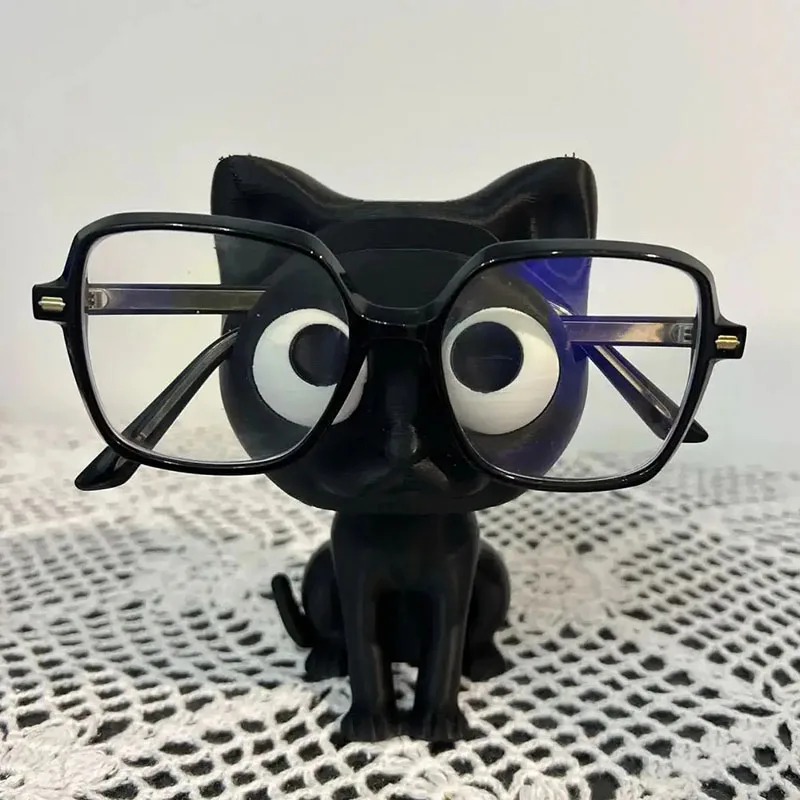 3D Printing Glasses Frames - กล่องเก็บแว่นตาพลาสติกน่ารัก รูปทรงกรอบแว่นตาแมว พิมพ์ 3 มิติ ใช้ตกแต่งบ้านและเป็นกล่องของขวัญวันหยุด