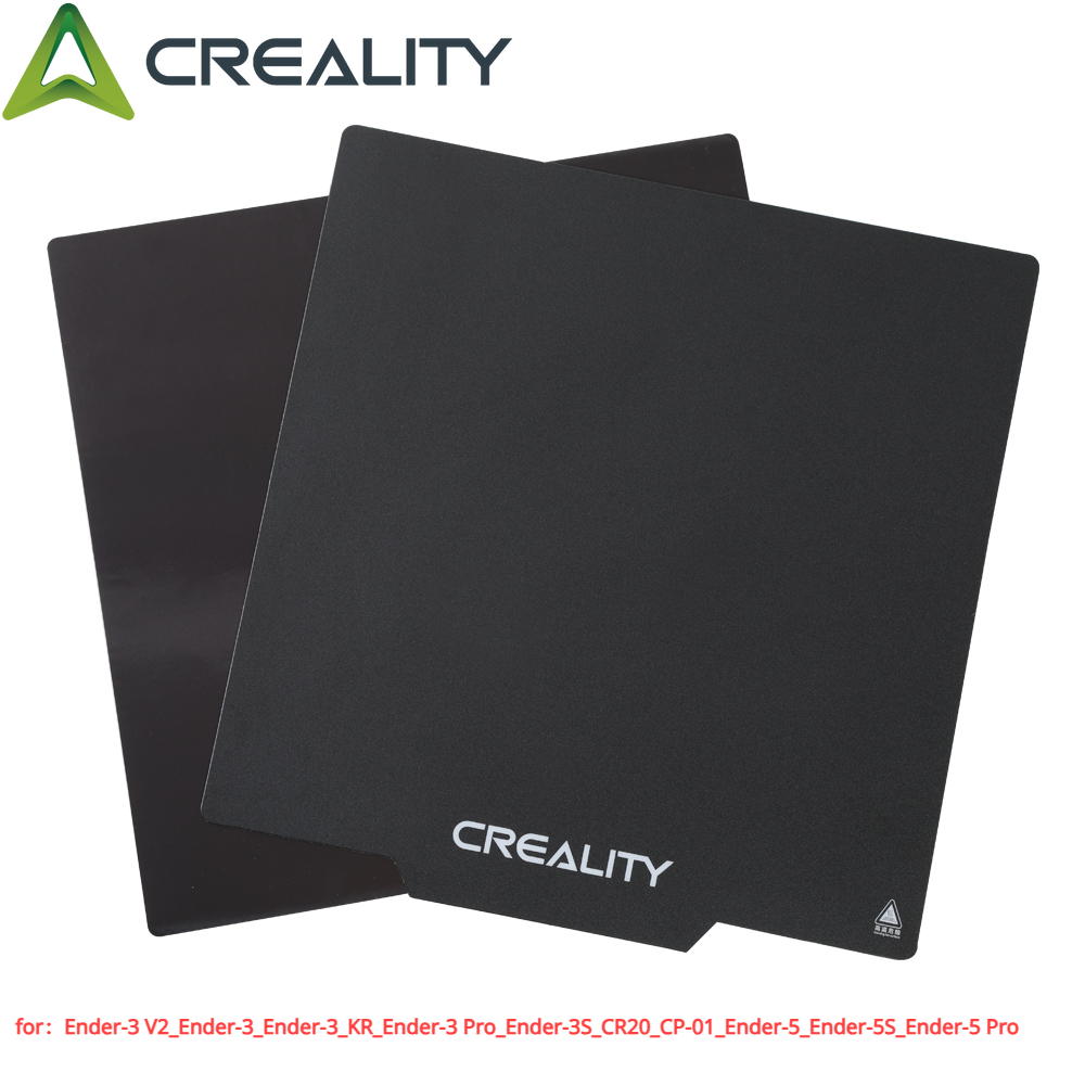 3D Printing Guide - Creality ender 3แผ่นสติ๊กเกอร์แม่เหล็กนิ่ม235*235*1มม. อุปกรณ์เสริมชิ้นส่วนเครื่องพิมพ์3D Creality สำหรับฐานวางชิ้นงานแบบร้อน