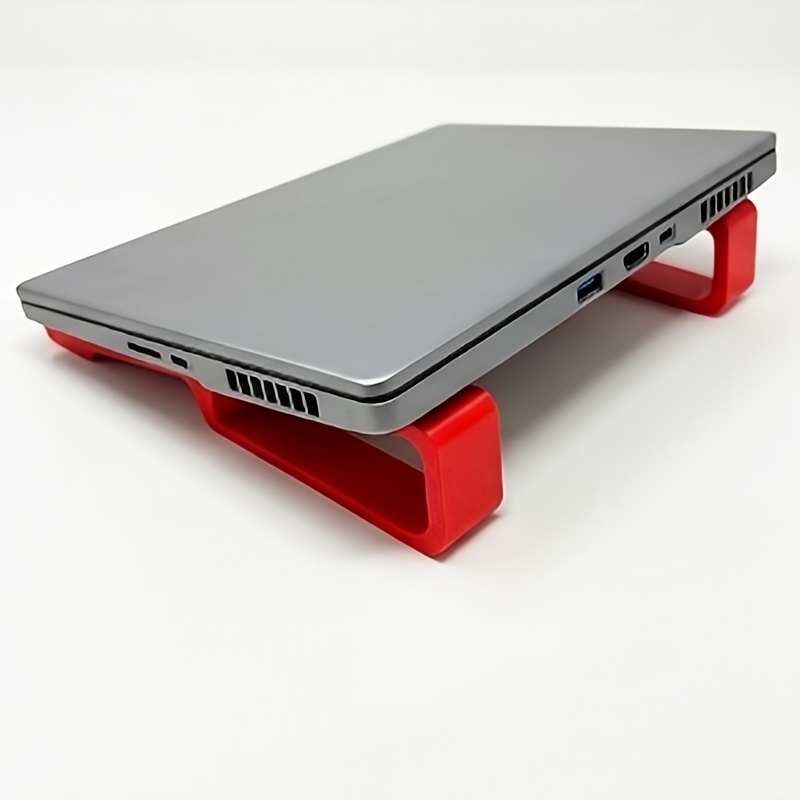 3D Printing Laptop Stand - ขาตั้งแล็ปท็อปแบบเออร์กอนอมิกส์ที่ผลิตด้วยเทคโนโลยี 3D - ขาตั้งระบายความร้อนพร้อมช่องระบายอากาศสำหรับการกระจายความร้อน, ขาตั้งเดสก์ท็อปขนาดกะทัดรัดน้ำหนักเบาแบบอเนกประสงค์