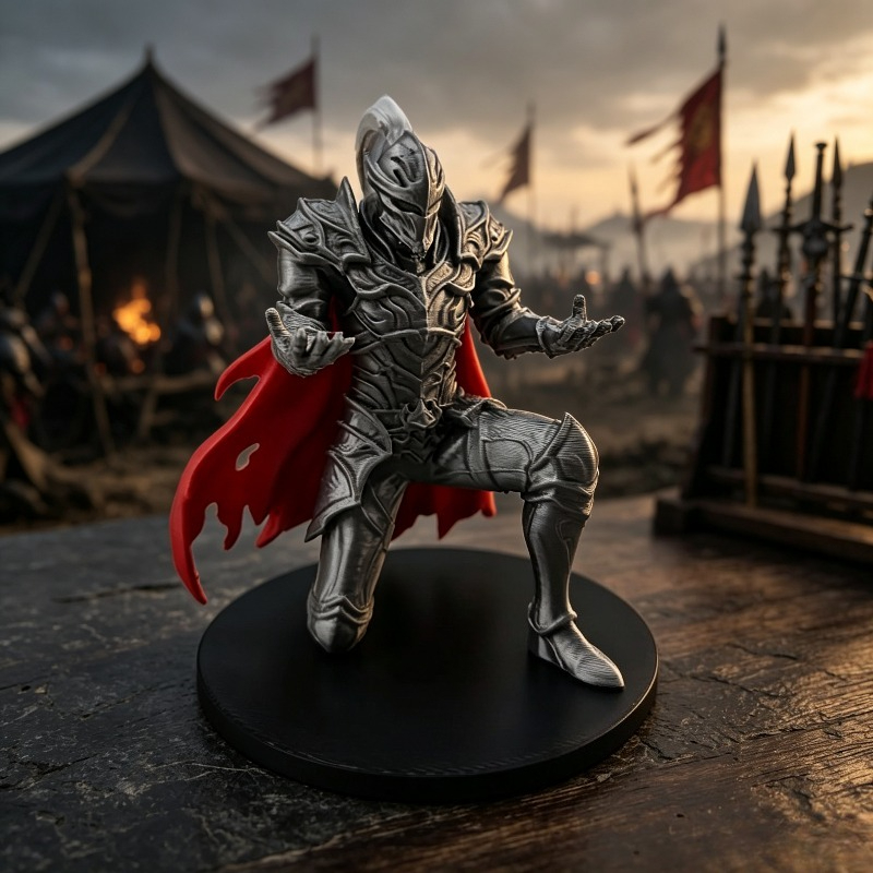 ที่ใส่ปากกาตั้งโต๊ะรูปนักรบหุ้ - 3D Printing Knight Armor บทวิจารณ์และราคา