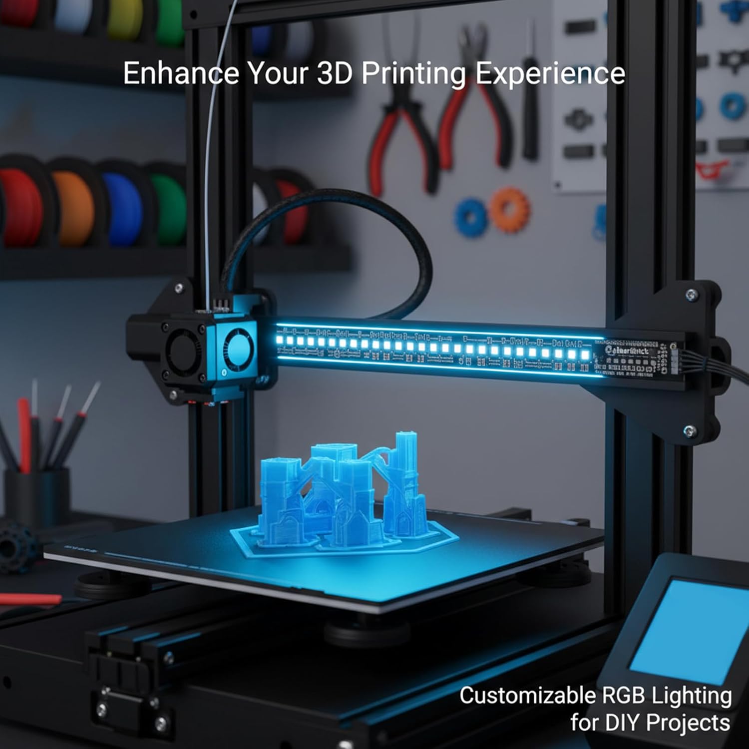 สำหรับบอร์ดไฟ LED RGB รุ่น Bam - 3D Printing Bambu Lab บทวิจารณ์และราคา
