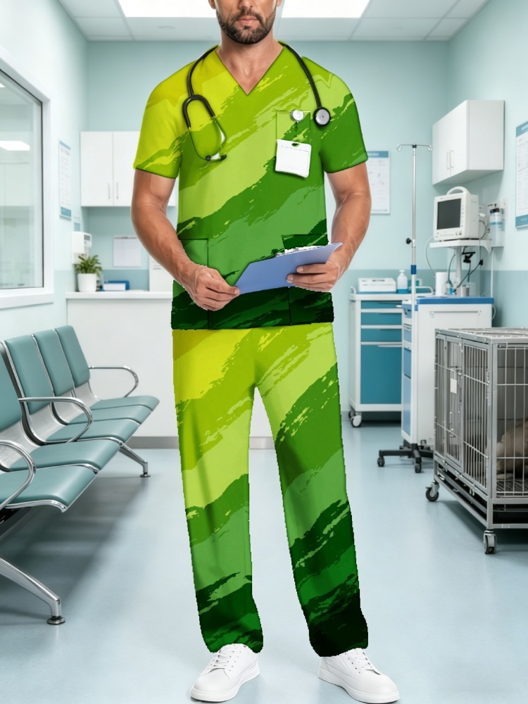 ชุดยูนิฟอร์มแพทย์ผู้ชายลายพิมพ - 3D Printing For Medical บทวิจารณ์และราคา