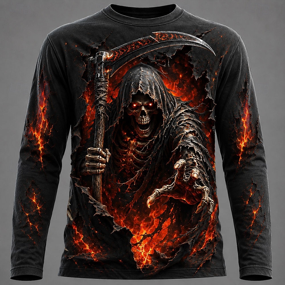 เสื้อยืดแขนยาวพิมพ์ลายกราฟิก 3 - 3D Printing Jersey บทวิจารณ์และราคา