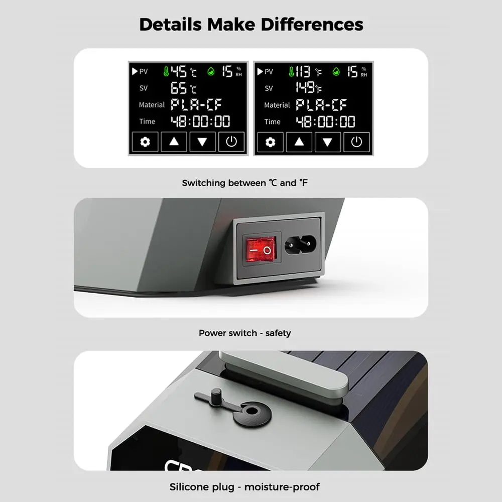 เครื่องอบเส้นพลาสติก Creality  - 3D Printing Grinder บทวิจารณ์และราคา