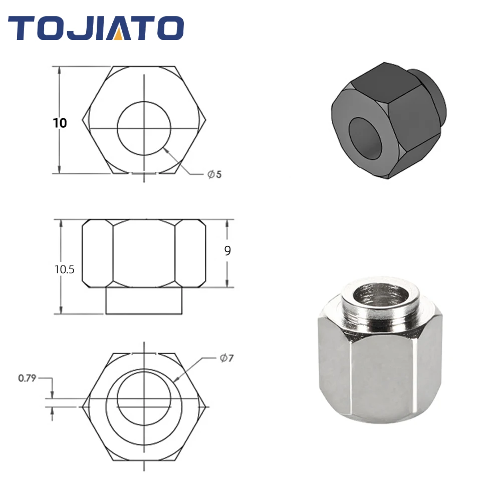 ชุดสกรูเว้นระยะแบบเอ็กเซ็นทริค - 3D Printing Guide บทวิจารณ์และราคา