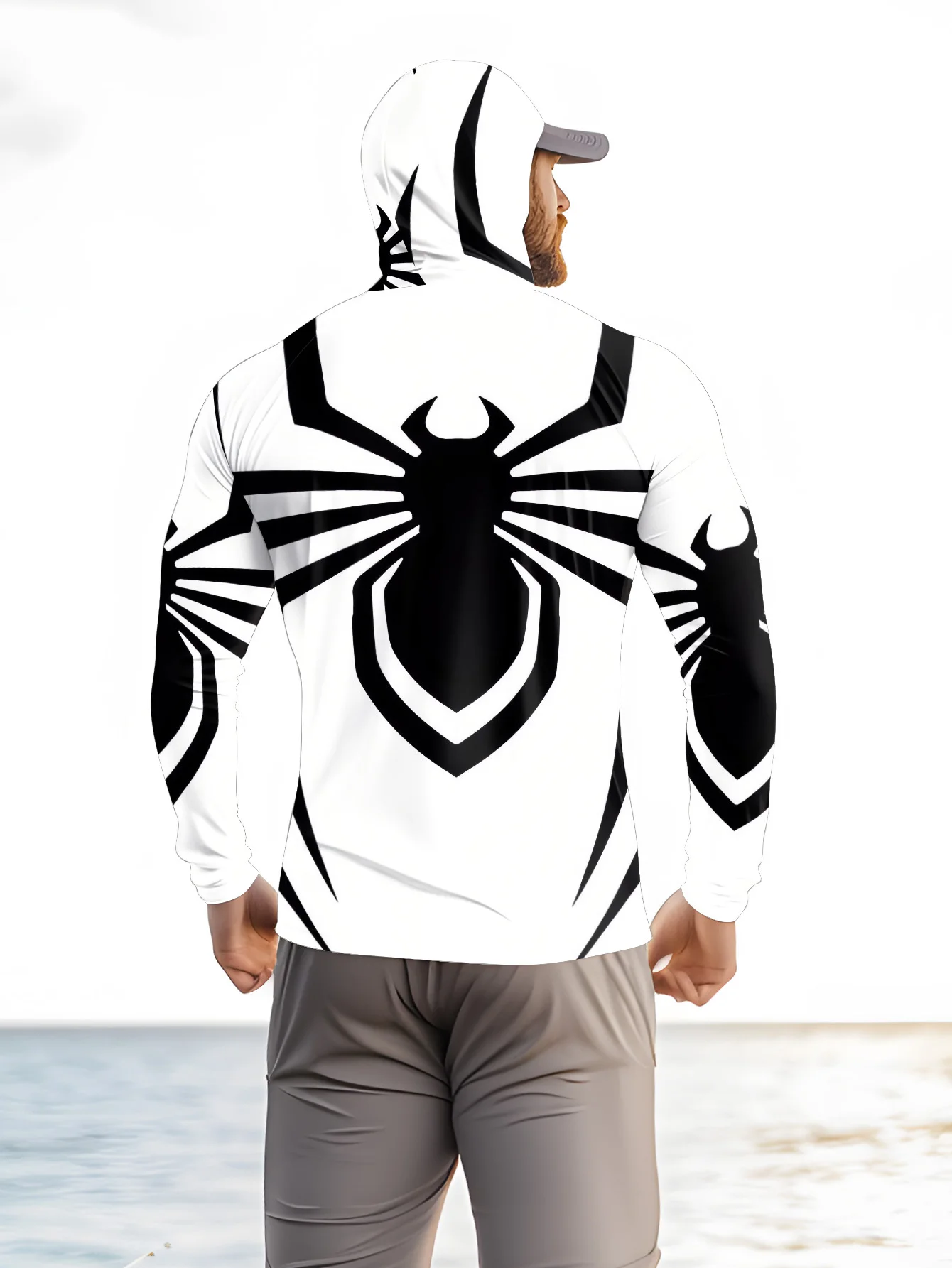 เสื้อเชิ้ตแขนยาวผู้ชายสไตล์ใหม - 3D Printing Jersey บทวิจารณ์และราคา
