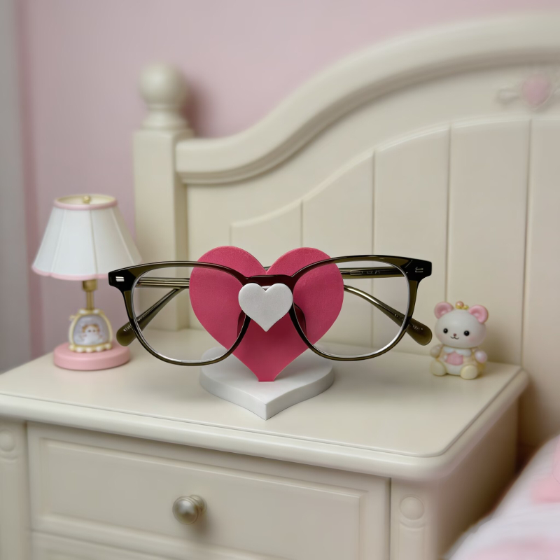 1PC 3D พิมพ์ลายรูปหัวใจกรอบแว่ - 3D Printing Glasses Frames บทวิจารณ์และราคา