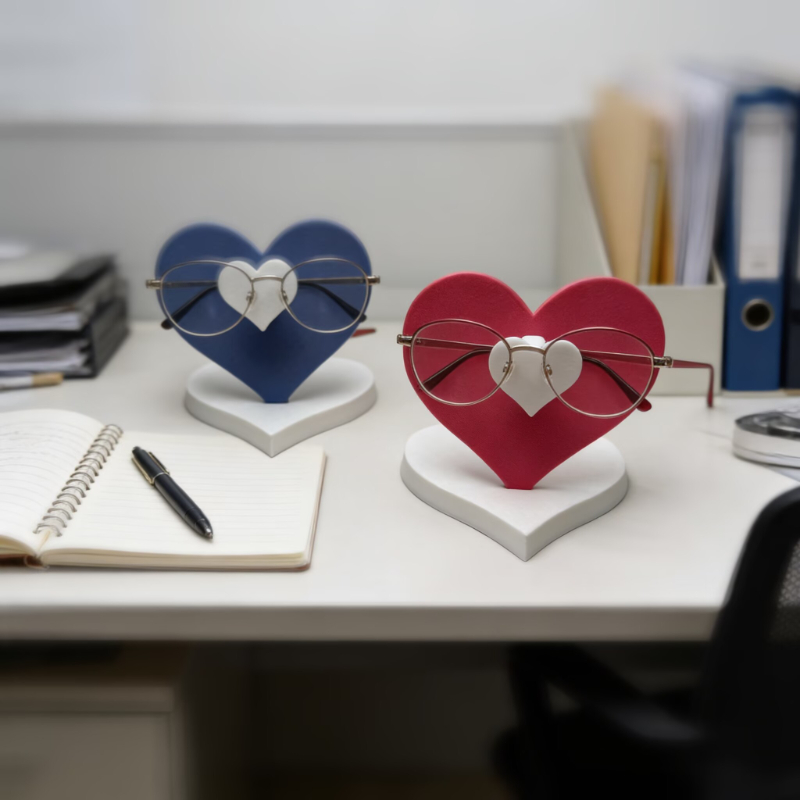 1PC 3D พิมพ์ลายรูปหัวใจกรอบแว่ - 3D Printing Glasses Frames บทวิจารณ์และราคา