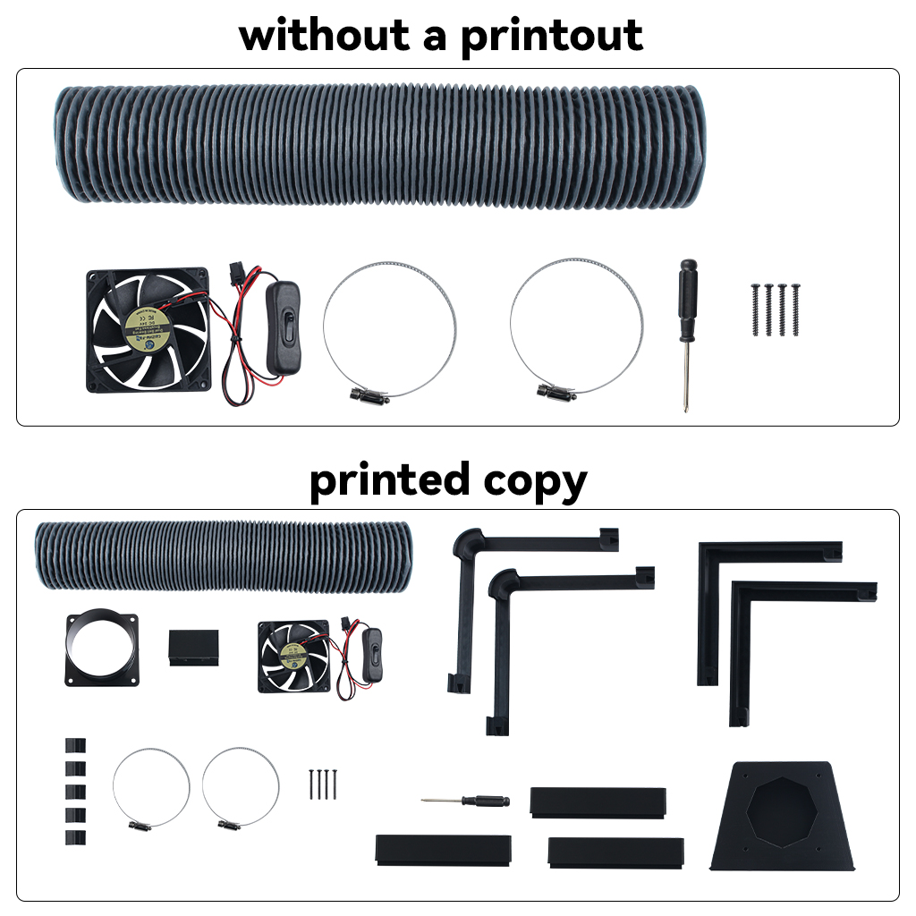 ชุดพัดลมระบายอากาศภายนอกสำหรับ - 3D Printing Laboratory บทวิจารณ์และราคา