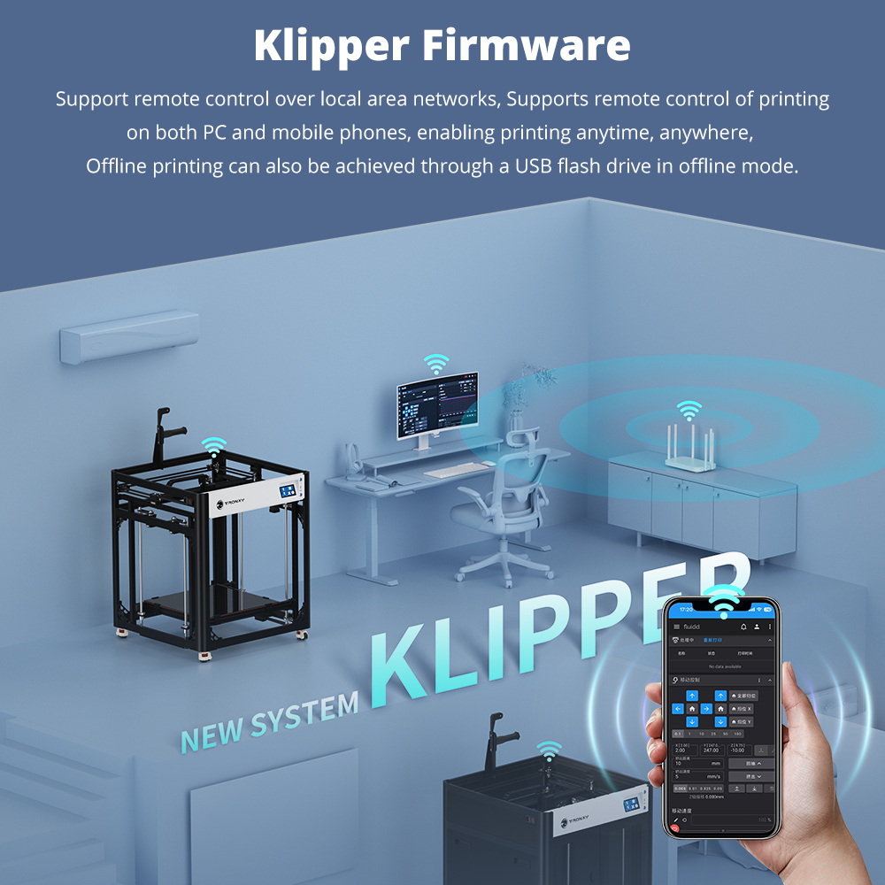 เครื่องพิมพ์สามมิติ TRONXY VEH - 3D Printing Klipper บทวิจารณ์และราคา