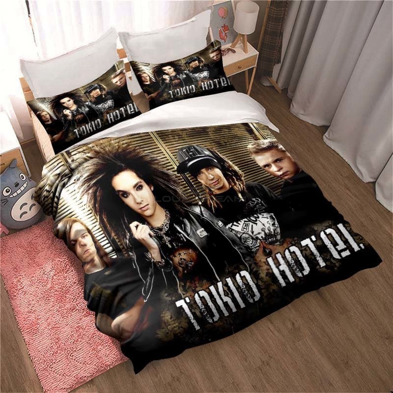 ใหม่ Tokio Hotel ชุดเครื่องนอน - 3D Printing Rock บทวิจารณ์และราคา
