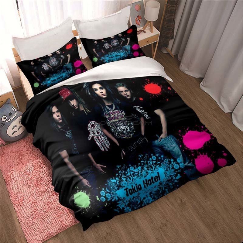 ใหม่ Tokio Hotel ชุดเครื่องนอน - 3D Printing Rock บทวิจารณ์และราคา