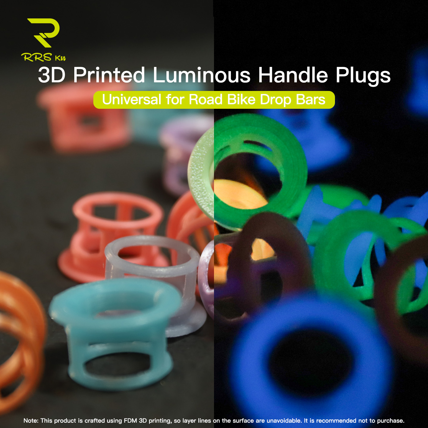 ปลอกปลายแฮนด์จักรยาน Rrskit น้ - 3D Printing Grip บทวิจารณ์และราคา
